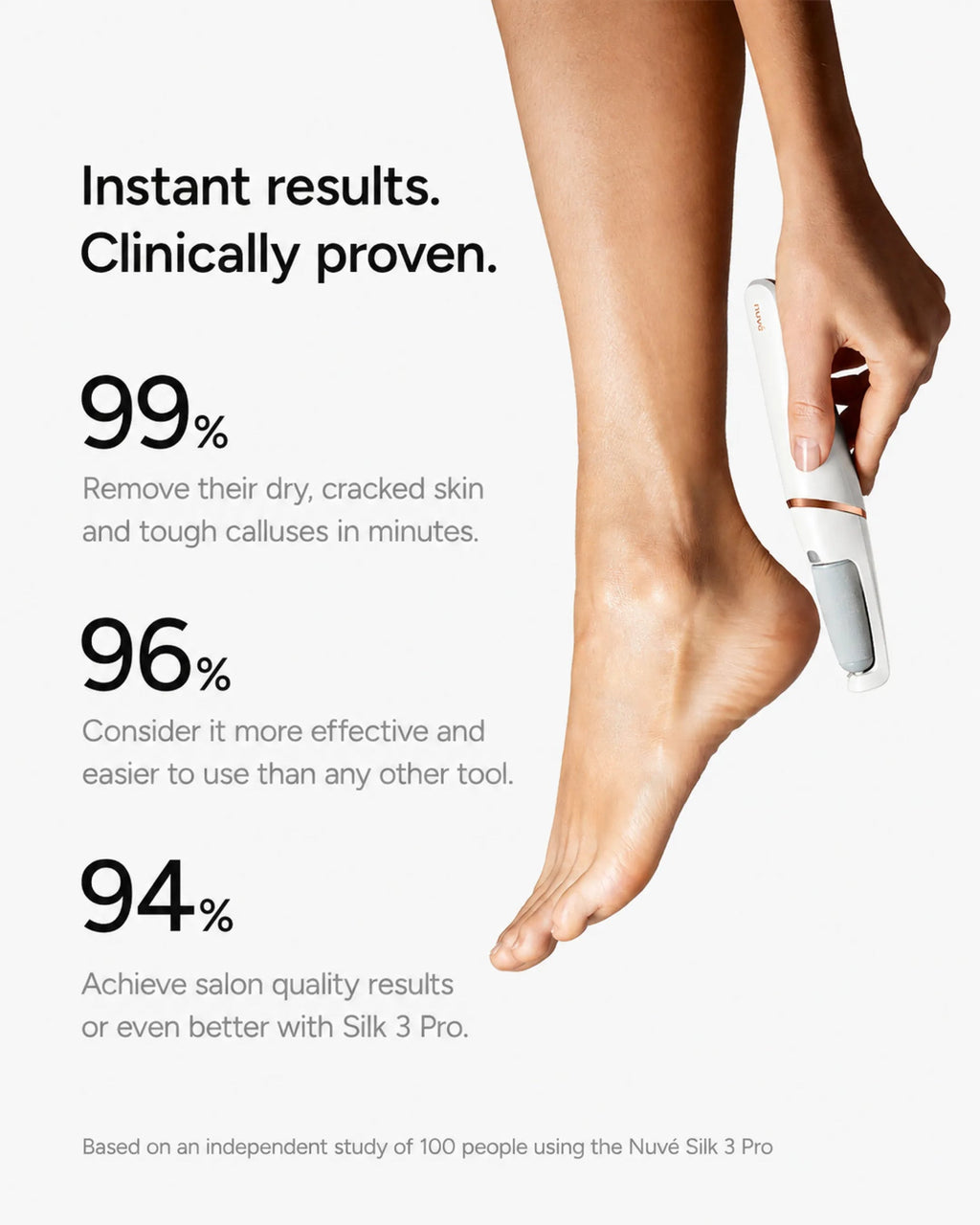 ELECTRIC CALLUS REMOVER Nuve Silk 3 Pro