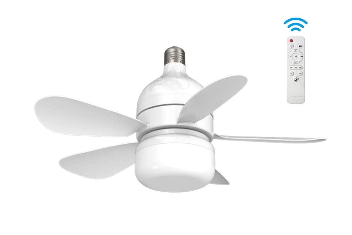 2-in-1 Remote-Controlled Ceiling Fan with LED Light – Energy-Efficient, Quiet Motor & Perfect for Home Comfort